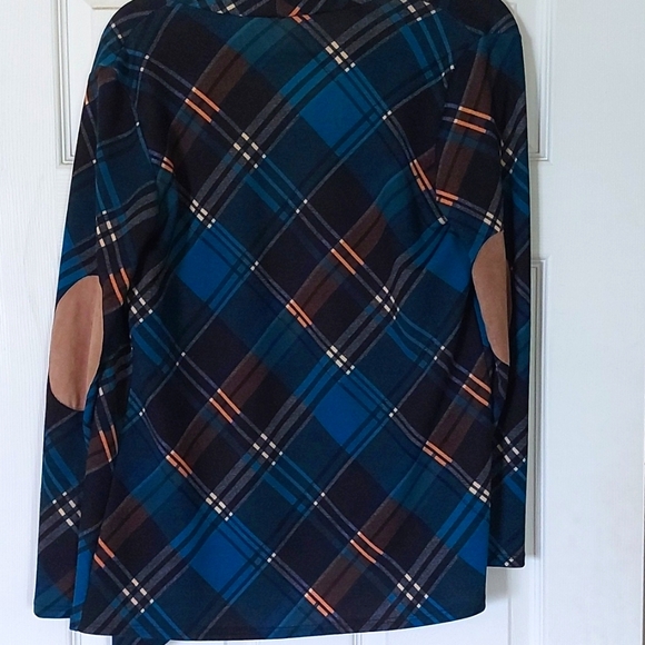 Blue plaid sweater - Picture 3 of 3